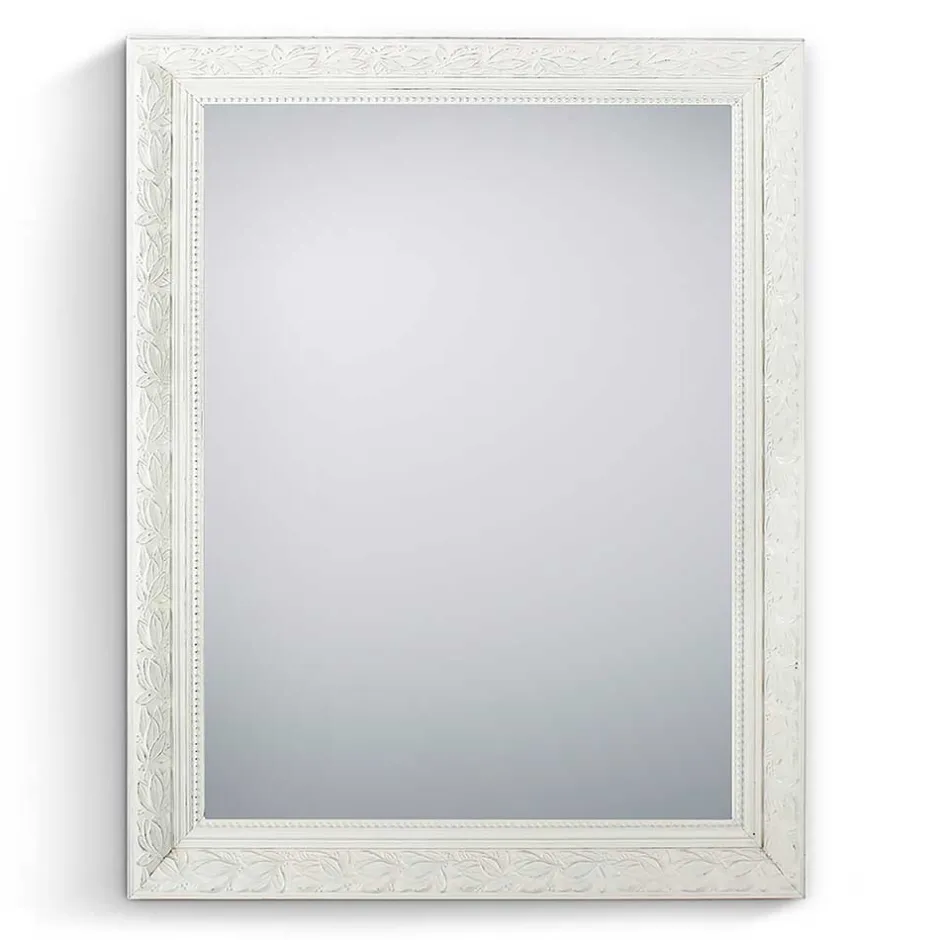 Pharao24 Weißer Wandspiegel Palace> Wandspiegel|Schlafzimmerspiegel