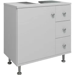 Waschbeckenunterschränke|Bad Unterschränke*Pharao24 Weißer Waschbeckenschrank Osmin