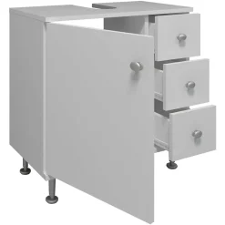 Waschbeckenunterschränke|Bad Unterschränke*Pharao24 Weißer Waschbeckenschrank Osmin