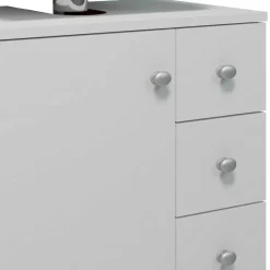 Waschbeckenunterschränke|Bad Unterschränke*Pharao24 Weißer Waschbeckenschrank Osmin