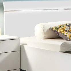 Komfortbetten|Einzelbetten*Pharao24 Weißes Bett - viele Größen Sandano