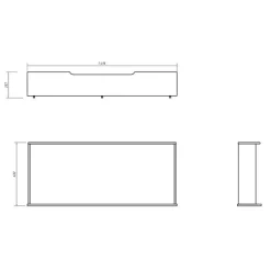 Massivholzbetten|Funktionsbetten*Pharao24 Weißes Bett Vomano