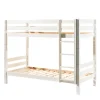 Etagenbetten|Kinderbetten*Pharao24 Weißes Etagenbett Menoria