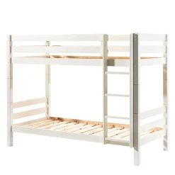 Etagenbetten|Kinderbetten*Pharao24 Weißes Etagenbett Menoria