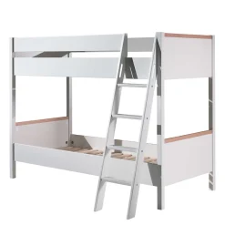 Pharao24 Weißes Etagenbett Vakuum>Kinder Kinderbetten|Etagenbetten