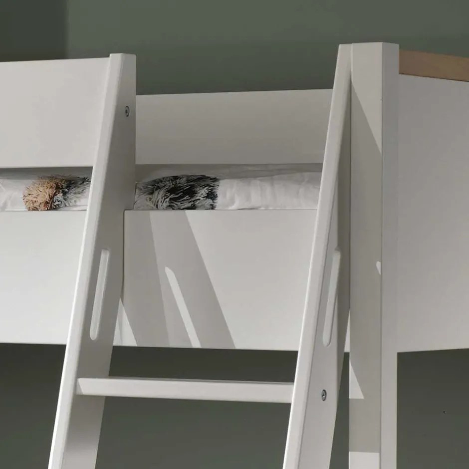 Pharao24 Weißes Etagenbett Vakuum>Kinder Kinderbetten|Etagenbetten