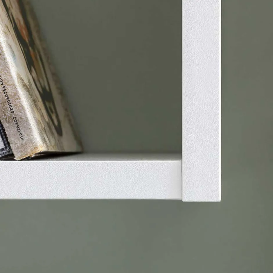 Hängeregale|Wohnzimmerregale*Pharao24 Weißes Hängeregal Salverna