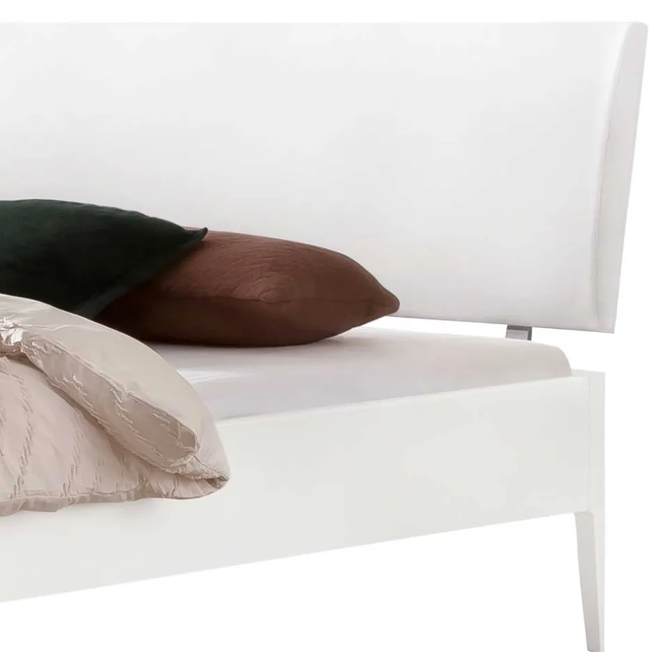 Pharao24 Weißes Massivholz Bett Lury> Doppelbetten|Massivholzbetten