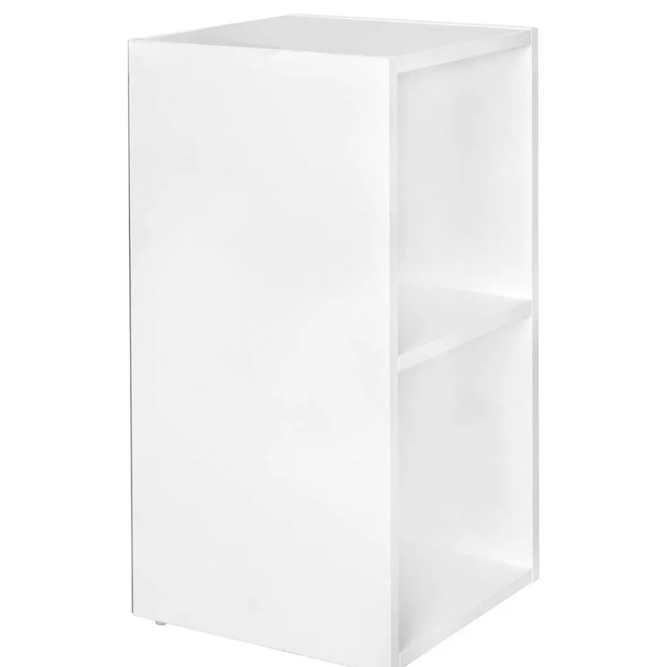 Wohnzimmerregale|Bücherregale*Pharao24 Weißes Standregal Salverna