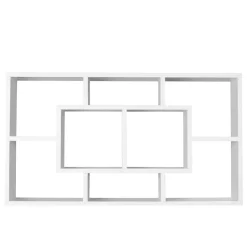 Hängeregale|Wandregale*Pharao24 Weißes Wandregal Austral