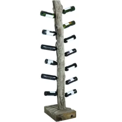 Massivholzregale|Standregale*Pharao24 Weinflaschenhalter Koropi