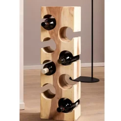 Flaschenregale|Massivholzregale*Pharao24 Weinregal Evarelda