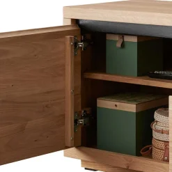 Wohnzimmerschrank|Wohnwand 350 Cm*Pharao24 Wildeiche Anbauwand Shailina