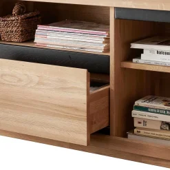 Wohnzimmerschrank|Wohnwand 350 Cm*Pharao24 Wildeiche Anbauwand Shailina