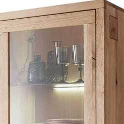 Wohnzimmerschrank|Wohnwand 350 Cm*Pharao24 Wildeiche Anbauwand Shailina