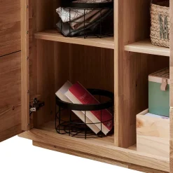 Wohnzimmerschrank|Wohnwand 350 Cm*Pharao24 Wildeiche Anbauwand Shailina