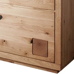 Wohnzimmerschrank|Wohnwand 350 Cm*Pharao24 Wildeiche Anbauwand Shailina