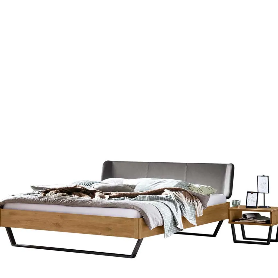 Pharao24 Wildeiche Doppelbett Bella> Doppelbetten|Massivholzbetten