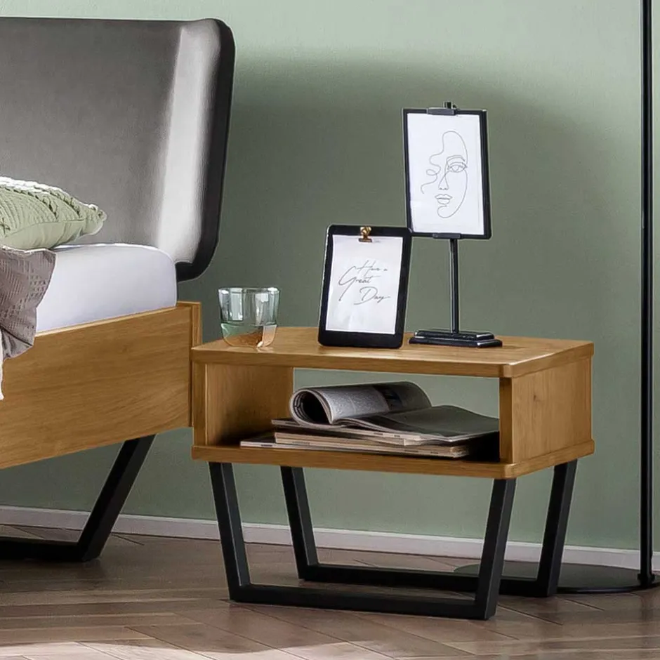 Pharao24 Wildeiche Doppelbett Bella> Doppelbetten|Massivholzbetten