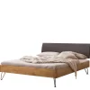 Pharao24 Wildeiche Doppelbett modern Viko> Doppelbetten|Massivholzbetten