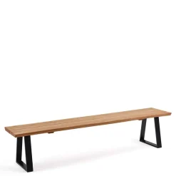 Pharao24 Wildeiche Esszimmerbank Flacon> Küchenbank|Holzbänke