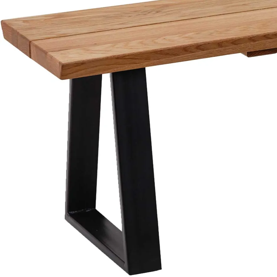 Pharao24 Wildeiche Esszimmerbank Flacon> Küchenbank|Holzbänke