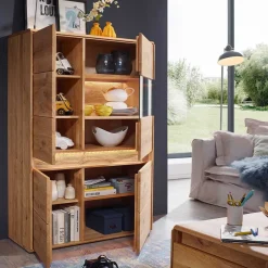 Pharao24 Wildeiche Highboard Eridia><noscript><img width=