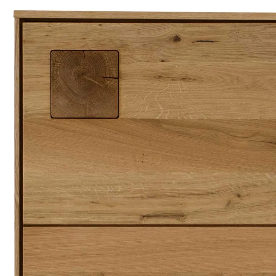 Pharao24 Wildeiche Highboard Onitos> Wohnzimmerschrank|Stauraumvitrinen