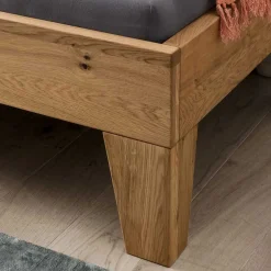 Komfortbetten|Doppelbetten*Pharao24 Wildeiche Holzbett Snaucia