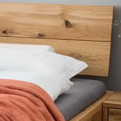 Komfortbetten|Doppelbetten*Pharao24 Wildeiche Holzbett Snaucia