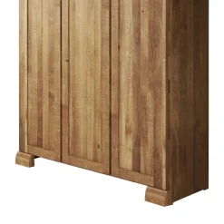 Massivholzmöbel|Drehtürenschränke*Pharao24 Wildeiche Kleiderschrank Sascora