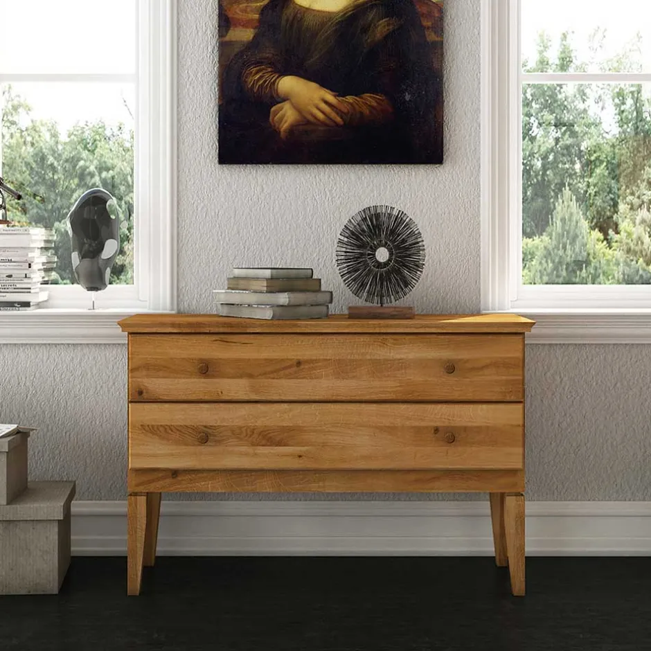 Schlafzimmerkommoden*Pharao24 Wildeiche Kommode Tyvoria