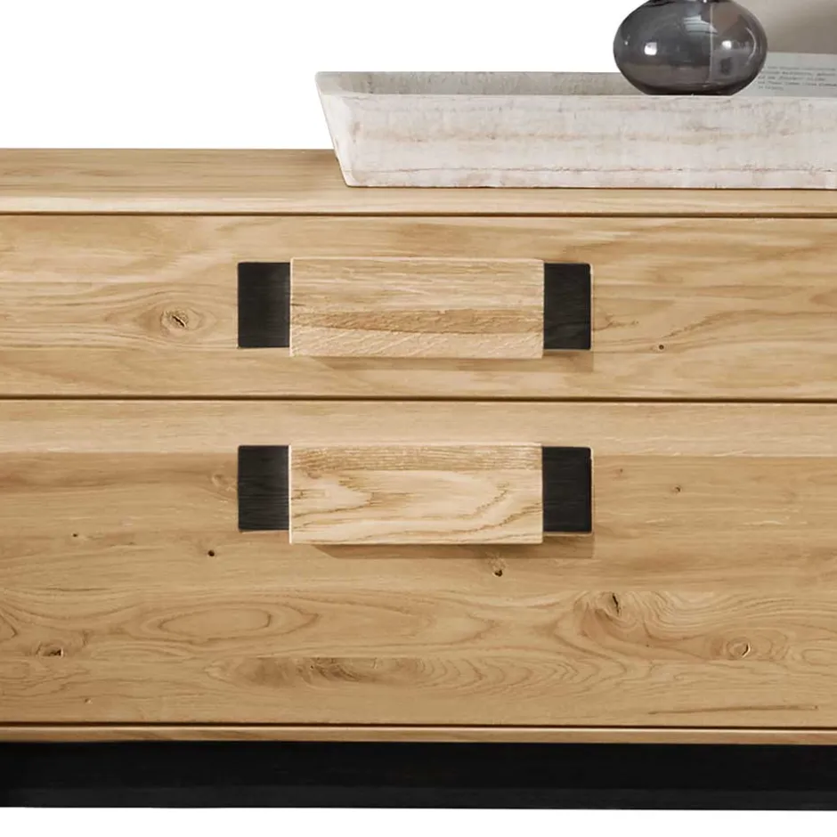 Pharao24 Wildeiche Lowboard Seldran> Fernsehtische|Lowboards