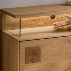 Massivholz Tv Möbel|Fernsehtische*Pharao24 Wildeiche massiv Lowboard Onitos