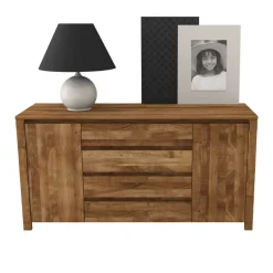 Pharao24 Wildeiche Sideboard Rameira> Küchenkommode|Esszimmerkommoden
