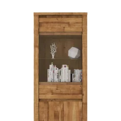 Stauraumvitrinen*Pharao24 Wildeiche Vitrine Rameira