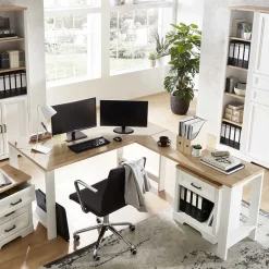 Schreibtische*Pharao24 Winkel Schreibtisch Morelia