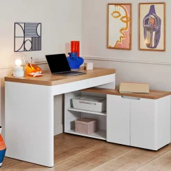 Computertische|Jugendschreibtische*Pharao24 Winkelschreibtisch Hajelua