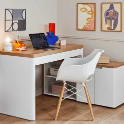 Computertische|Jugendschreibtische*Pharao24 Winkelschreibtisch Hajelua