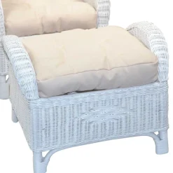 Polstermöbel|Wohnzimmer Sessel*Pharao24 Wintergarten Sessel mit Hocker Lively