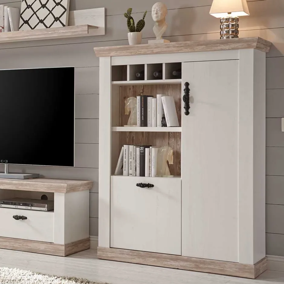 Wohnzimmerschrank*Pharao24 Wohnkombination Flurencina