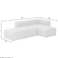 Modulsofas*Pharao24 Wohnlandschaft Pescara