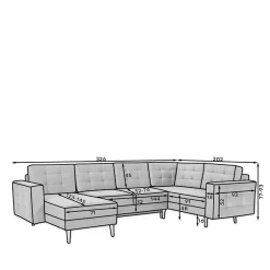 Wohnlandschaften|Ecksofas*Pharao24 Wohnlandschaft Volclan