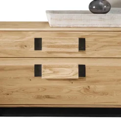 Moderne Wohnwände|Wohnwand 250 Cm*Pharao24 Wohnwand Echtholz Seldran