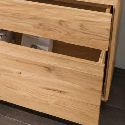 Moderne Wohnwände|Wohnwand 250 Cm*Pharao24 Wohnwand Echtholz Seldran