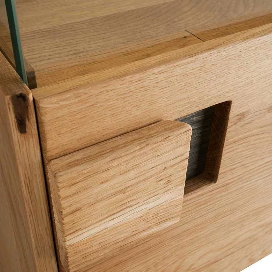 Moderne Wohnwände|Wohnwand 250 Cm*Pharao24 Wohnwand Echtholz Seldran