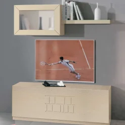 Pharao24 Wohnwand Eliotta> Moderne Wohnwände|Massivholz Wohnwände