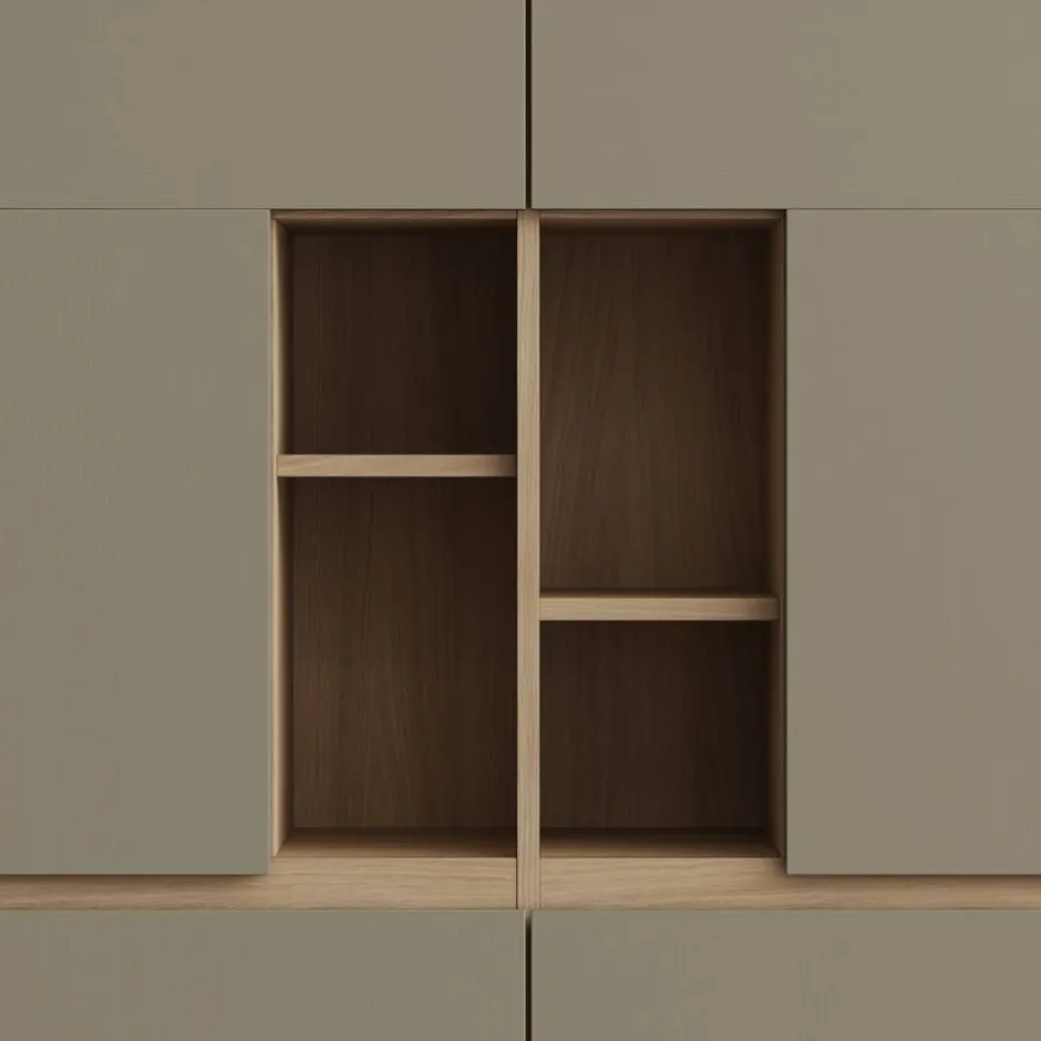 Wohnwand 350 Cm*Pharao24 Wohnwand Fine