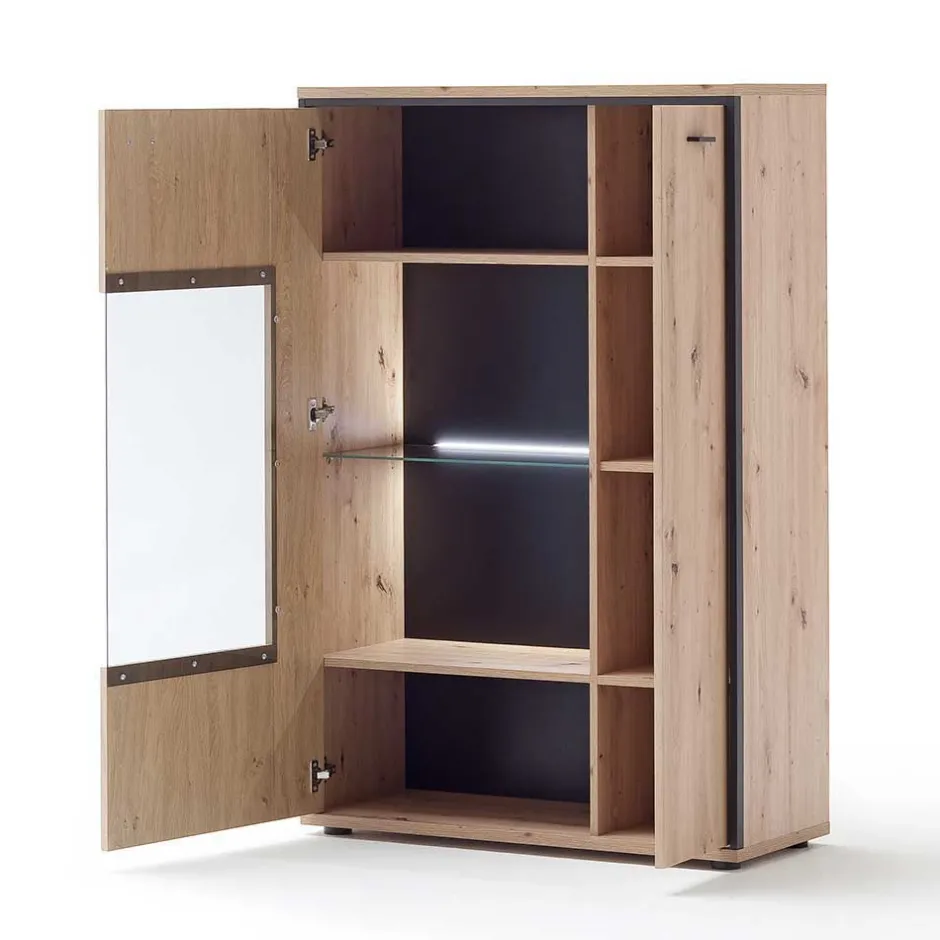 Wohnwand 350 Cm|Moderne Wohnwände*Pharao24 Wohnwand Geronda