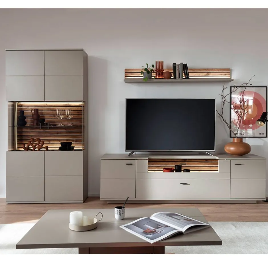 Pharao24 Wohnwand Gerrit> Moderne Wohnwände|Wohnwand 300 Cm